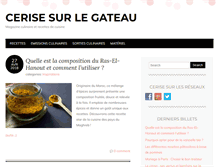 Tablet Screenshot of cerisesurlegateau.fr